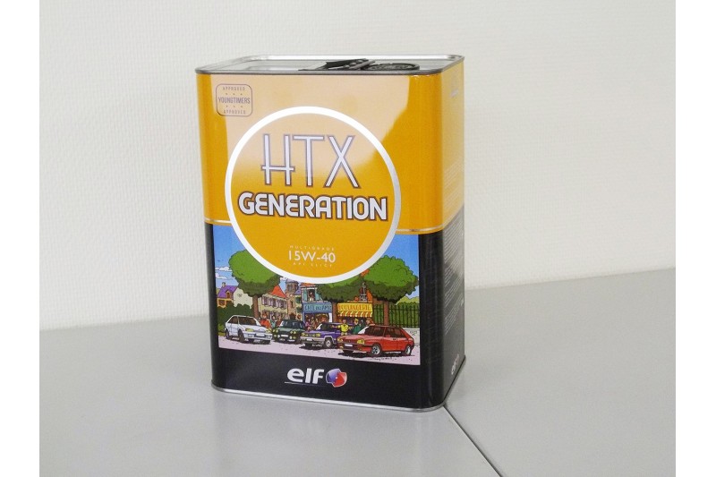 Huile Elf HTX Generation 15W40, 5 litres - Embiellage Collector